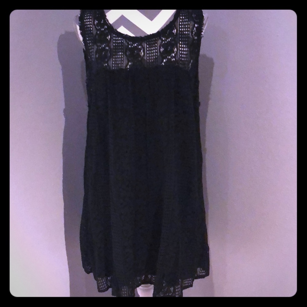Lace babydoll dress.